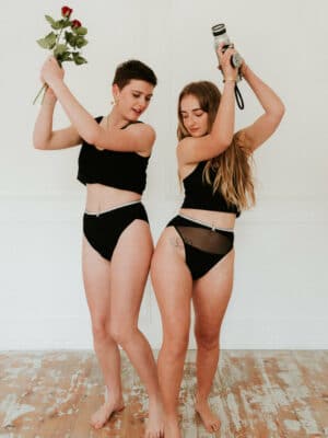 Culotte menstruelle taille haute jolie et confortable 1