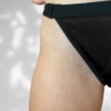 culotte menstruelle noire avec attaches de devant